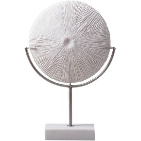 HAUCOZE Modern Sculpture Decor Abstract Statue Figurine Screen Arts Gifts Bookshelf Crafts Polyresin 13.0 inch