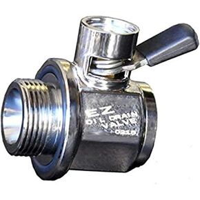EZ (EZ-200) Silver NPT 1-12 Thread Size Oil Drain Valve