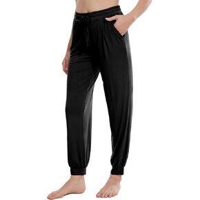 WiWi Pajama Pants for Women Viscose from Bamboo Lounge Bottoms with Pocket Sweatpants Joggers Night Pant S-XXL