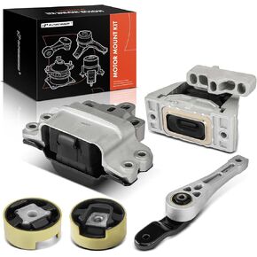 A-Premium 5PCS Engine Motor Mount and Transmission Mount and Torque Strut Mount Kit Compatible with Volkswagen Jetta 2005-2010, Jetta City 2007-2009, Eos 2007-2016, GTI 2006-2014 & Audi A3, A3 Quattro