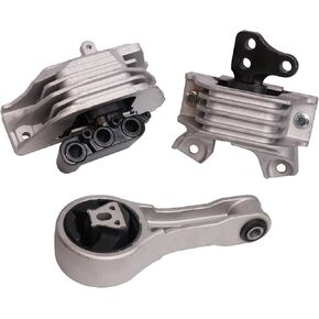 ENA Engine Motor and Trans Mount Set of 3 Compatible with Dodge 2011 2012 2013 2014 2015 2016 2017 Journey 2.4L L4 Replacement for A5686 A5687 A5754
