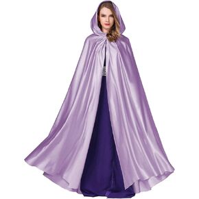 BEAUTELICATE Women's Wedding Hooded Cape Bridal Cloak Poncho Full Length