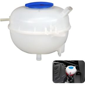 95B121407 Engine Coolant Reservoir Tank, Radiator Reservoir Tank with Cap & Sensor Compatible with 2015 2016 2017 2018 2019 Porsche Macan L4 2.0L / V6 3.0L 3.6L Replaces# 95B-121-407