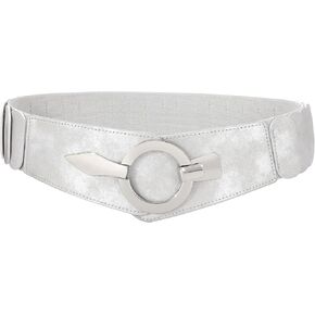 JASGOOD Women Wide Elastic Waist Belt Fashion Stretchy Dress Belt