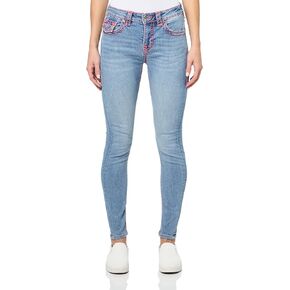 True Religion Women's Jennie Mid Rise Skinny Flap​ Super T