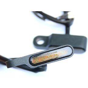 Motorcycle Turns Signal Lighs for Harley Davidson - 12V Amber Front Sequential Turn Signals Lights for Motorbike Compatible with Sportster, Dyna, Street Glide, Street Bike, Scooter, Moped