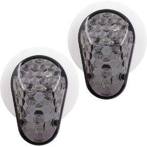 Kinstecks 1 Pair Motorcycle Side Marker Light Motorcycle Indicator LED Flush Mount Turn Signal Light Blinker Turning Lamp for YAMAHA YZF FZ1S FZ6S XJ6
