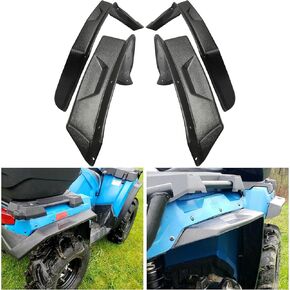 KUAFU Fender Flares Compatible with 2014-2021 Polaris Sportsman 570 450 350 ETX 570 Touring Front and Rear Mud Guard Splash Guard 4PCS