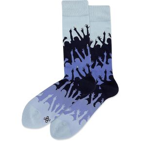 Hot Sox Men's Fun Pop Culture & Celebration Crew Socks