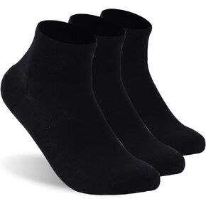 Merino Wool Ankle Socks, Men's Women's 90% Wool Athletic Thin Running Moisture Wicking Socks, 3 Pairs
