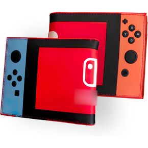 Retro Gamepad-Inspired Boys Wallet - Silicone Surface Material with Classic Game Gamepad Design, Multiple Card Slots and Coin Pocket - Video Game Kids Wallet in Black