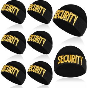 Panitay 12 قطعة قبعة صغيرة محبوكة قبعة مطرزة قبعة جمجمة شتوية سوداء للرجال والنساء (أسود، أصفر، آمن، كلاسيكي) in Kuwait