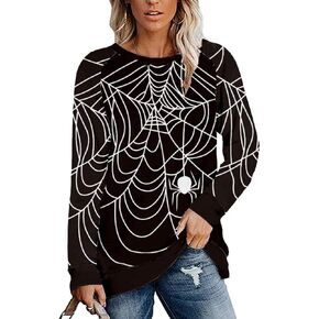Women's Long Sleeve Funny Themed Holiday Shirts