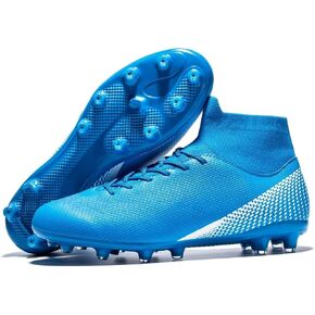 Men’s Soccer Shoes Cleats Professional High Top Breathable Training Sneakers