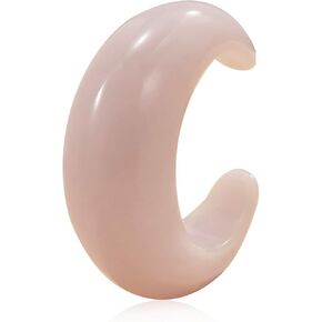 Colorful Acrylic Resin Open Bracelet Simple Geometric Chunky Thick Thin Wide Cuff Bangle C Shaped Wristbands Bracelet for Women Jewelry