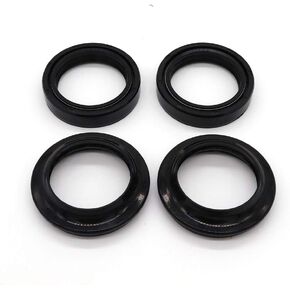 Fork Shock Oil Seal Dust Seal Kit For Honda GL1200 GL1500 NC700X NT700V NX650 PC800 ST1100 VF1000 VF1100 VF750 VFR750F VFR800 Suzuki Kawasaki Triumph Victory Replace OEM 56-137 41-7133 22-56137