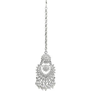 Bindhani Forehead Headpiece Hair Maang Tikka Indian Jewelry For Women