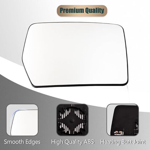 Passenger Side Mirror Glass Compatible for Ford F150 2004-2014 Right Side Heated Mirror Replacement Glass 4L3Z-17K707-DA in Saudi Arabia