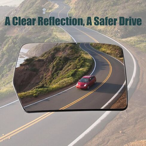 Passenger Side Mirror Glass Compatible for Ford F150 2004-2014 Right Side Heated Mirror Replacement Glass 4L3Z-17K707-DA in Saudi Arabia