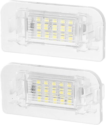 Car LED License Plate Light Assembly No.A2468201566 for Mercedes-Benz B250e 2015-2017 Plastic White (Set of 2) in Saudi Arabia