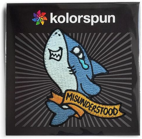 Misunderstood Shark Patch - Hook and Loop Tactical Morale Patch in Saudi Arabia