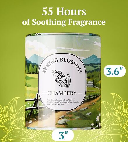 Winter Wonderland Candle | Inspired by The Rocky Mountains in Premium Tin | Soy Wax with Lead-Free Cotton Wick | 55-Hour Burn | Festive Fragrance for The Season in Saudi Arabia