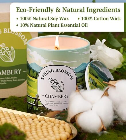Winter Wonderland Candle | Inspired by The Rocky Mountains in Premium Tin | Soy Wax with Lead-Free Cotton Wick | 55-Hour Burn | Festive Fragrance for The Season in Saudi Arabia
