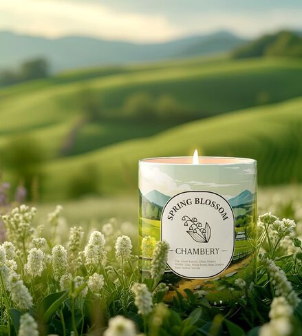 Winter Wonderland Candle | Inspired by The Rocky Mountains in Premium Tin | Soy Wax with Lead-Free Cotton Wick | 55-Hour Burn | Festive Fragrance for The Season in Saudi Arabia