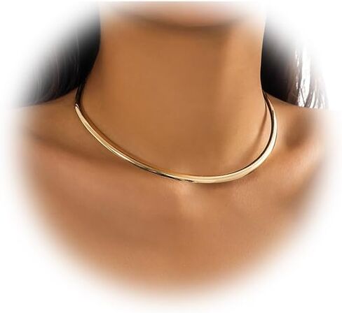 Sexy Metal Double Layer Chain Necklace Vintage Bikini Body Chain Jewelry Link Chain Choker Necklace Summer Statement Collar Clavicle Chain Jewelry for Women in Kuwait