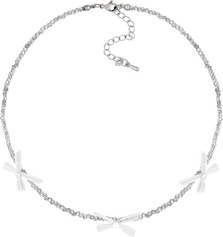 القوس كوكيت التنس قلادة قلادة المجوهرات للنساء، القلائد القوس بسيطة الجمالية، هدايا رومانسية للنساء الاشياء العصرية للفتيات في سن المراهقة في العشرينات من عمرها in Kuwait