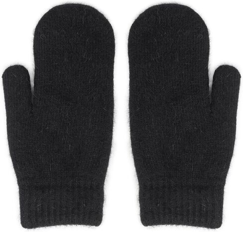 Winter Warm Mittens for Women Cold Weather Soft Lining Crochet Cable Knit Gloves in Kuwait