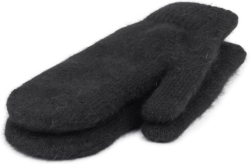 Winter Warm Mittens for Women Cold Weather Soft Lining Crochet Cable Knit Gloves in Kuwait