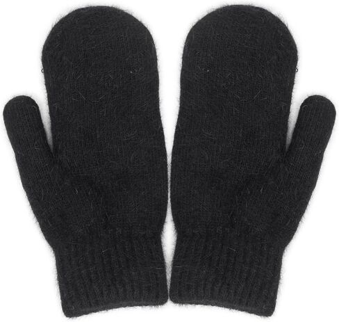 Winter Warm Mittens for Women Cold Weather Soft Lining Crochet Cable Knit Gloves in Kuwait