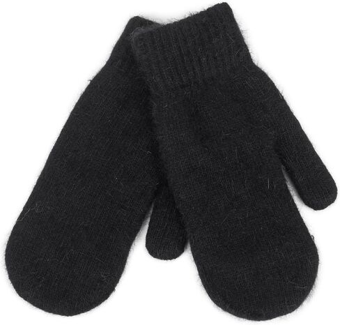 Winter Warm Mittens for Women Cold Weather Soft Lining Crochet Cable Knit Gloves in Kuwait