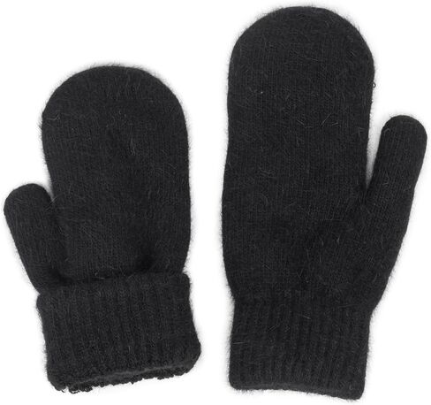Winter Warm Mittens for Women Cold Weather Soft Lining Crochet Cable Knit Gloves in Kuwait