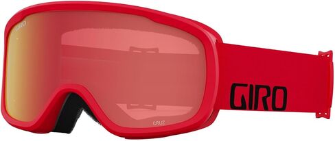 Giro Cruz Ski Goggles - Snowboard Goggles for Men, Women & Youth - Anti-Fog - OTG - Black Wordmark Strap with Clear Lens in Saudi Arabia