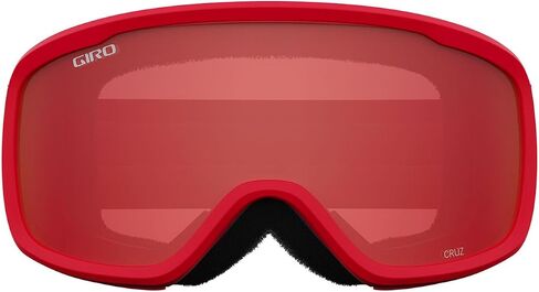 Giro Cruz Ski Goggles - Snowboard Goggles for Men, Women & Youth - Anti-Fog - OTG - Black Wordmark Strap with Clear Lens in Saudi Arabia