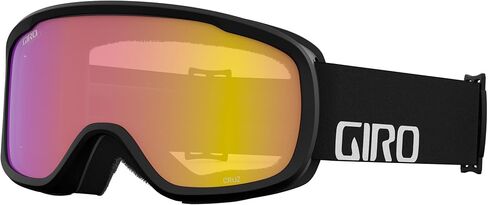 Giro Cruz Ski Goggles - Snowboard Goggles for Men, Women & Youth - Anti-Fog - OTG - Black Wordmark Strap with Clear Lens in Saudi Arabia