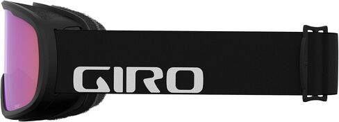 Giro Cruz Ski Goggles - Snowboard Goggles for Men, Women & Youth - Anti-Fog - OTG - Black Wordmark Strap with Clear Lens in Saudi Arabia