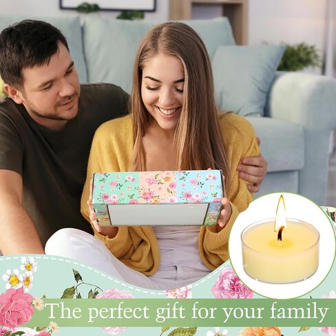 Candle Advent Calendar 2024 Adult Women Men Scented Candles Gift Include 24 Scented Tea Lights and 1 Ceramic Candle Holder Countdown to Christmas Candle Gift for Family Friend in Saudi Arabia