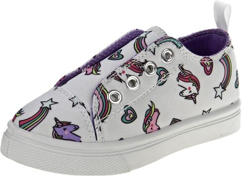 Josmo Girl's Unicorn and Stars Prints Low Top كاجوال من القماش الكتاني للتنس in Saudi Arabia