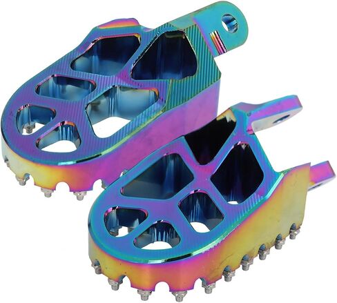 Dirt Bike Foot Pegs,Motorcycle Footpegs Wider Foot Rest Pedal CNC for KLX 300 KLX300 KLX300R KLX300SM 97-07 20-24 KLX250 06-23 KLX250R 94-96 KLX250S 09-14 KLX650 93-96 Green in Kuwait