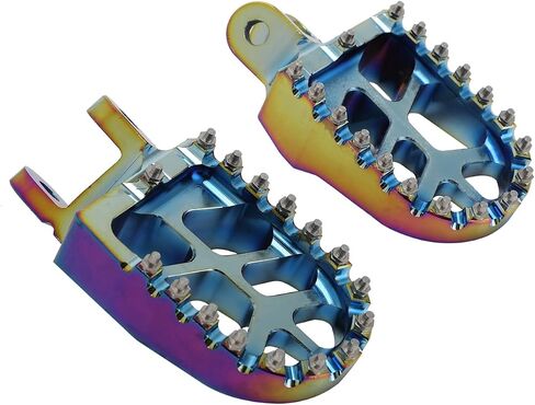 Dirt Bike Foot Pegs,Motorcycle Footpegs Wider Foot Rest Pedal CNC for KLX 300 KLX300 KLX300R KLX300SM 97-07 20-24 KLX250 06-23 KLX250R 94-96 KLX250S 09-14 KLX650 93-96 Green in Kuwait
