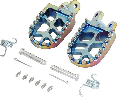 Dirt Bike Foot Pegs,Motorcycle Footpegs Wider Foot Rest Pedal CNC for KLX 300 KLX300 KLX300R KLX300SM 97-07 20-24 KLX250 06-23 KLX250R 94-96 KLX250S 09-14 KLX650 93-96 Green in Kuwait
