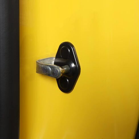 Jimen Compatible with 2010-2015 Chevrolet Camaro, 2PCS Door Lock Latch Covers Trim (Black) in Saudi Arabia