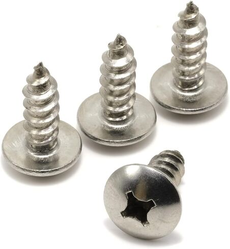 License Plate Screws Compatible with Ford F-150 (F150) - Stainless Steel - Black Oxide (Pack of 4) in Kuwait