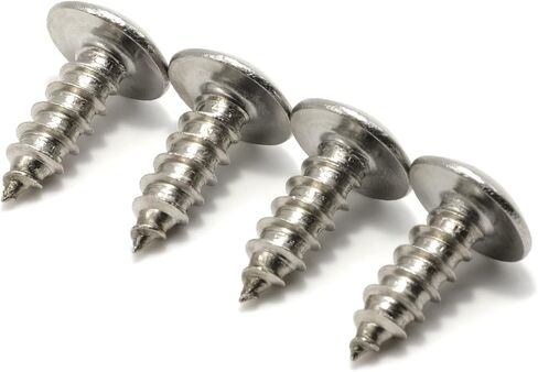 License Plate Screws Compatible with Ford F-150 (F150) - Stainless Steel - Black Oxide (Pack of 4) in Kuwait
