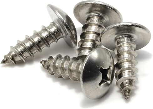 License Plate Screws Compatible with Ford F-150 (F150) - Stainless Steel - Black Oxide (Pack of 4) in Kuwait