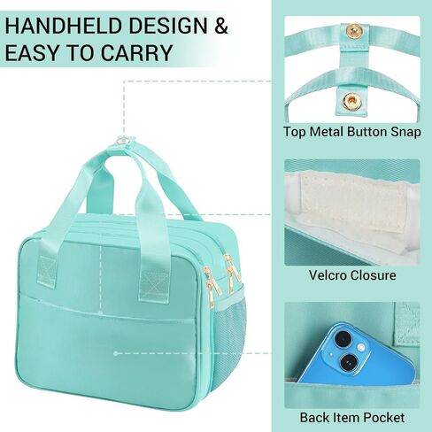 PIIOSER Wearable Breast Pump Bag with Ice Pack, Compatible with Wearable Breast Pumps & Accessories - Portable Pumps Carrying Case for Nursing & Working Moms, Black in Kuwait