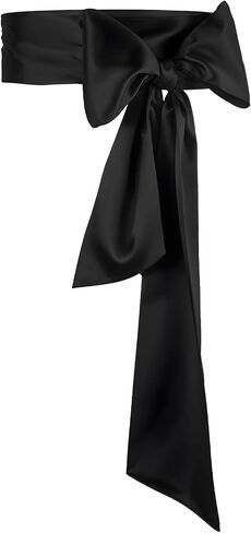 Long Sash Bridal Waist Belts Women Dress Belt for Wedding Dress Belt for Wedding Sash Belt Bridal Belt Dress Belt Women Bow Belt Ribbon Belt Black Sash Belt for Wedding Prom Formal 4'' Wide in Saudi Arabia